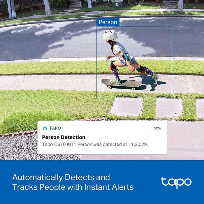TP-Link Tapo C610 Solar-powered 2K WiFi Security Camera Kit | TAPOC610KIT