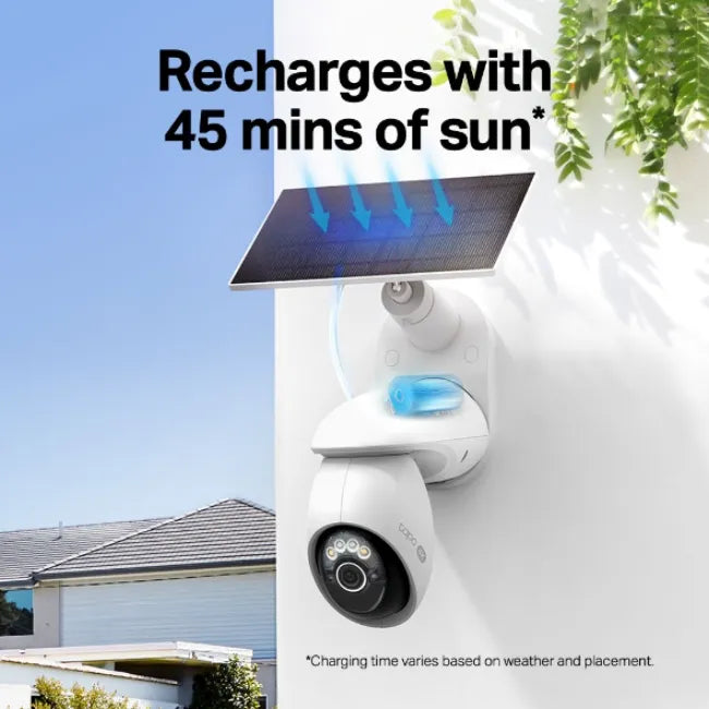 TP-Link Tapo C660 4k Solar Security Camera Kit White | TAPOC660KIT