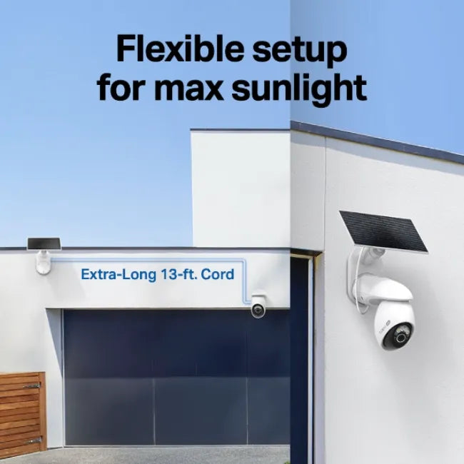 TP-Link Tapo C660 4k Solar Security Camera Kit White | TAPOC660KIT