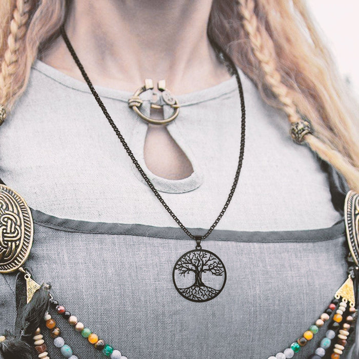 Tree Of Life Necklace - Viking - To My Shieldmaiden Mom - You Are My Viking Shield - Gnyb19003