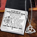 Triple Moon Goddess Necklace - Viking - To My Shieldmaiden Mom - I'm So Proud To Be Your Child - Gnya19005