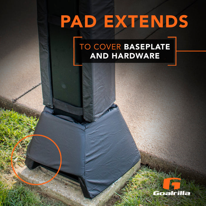 Goalrilla Universal Basketball Pole Pad - Pad Extends to cover baseplate and hardware