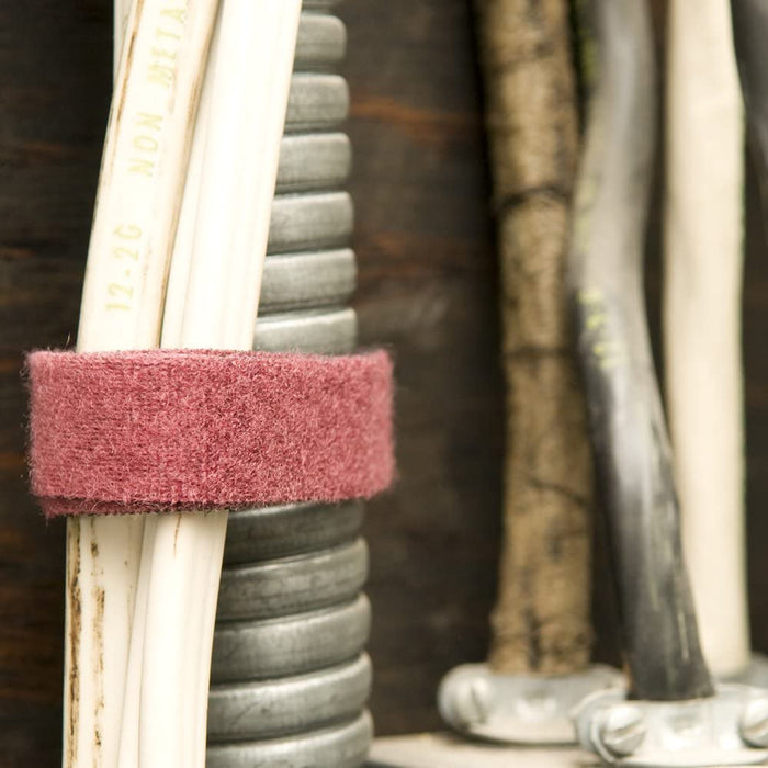 Velcro Brand Reusable Fire Retardant Tape 19 mm X 3.6 Meter Cranberry