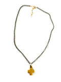 Venetian Chain with Small Cross Necklace