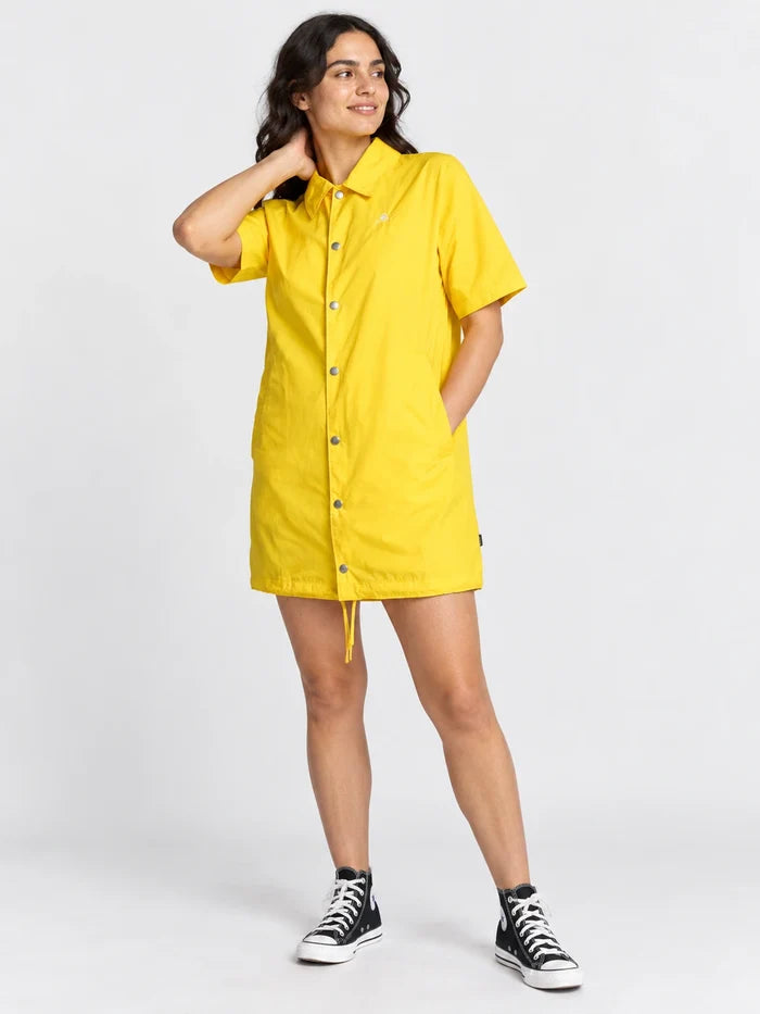 Vestido Converse Andover Twill Amarillo — vista principal
