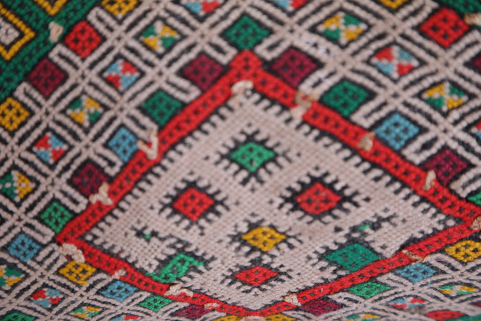 Vintage berber kilim pillow 12.5 INCHES X 22 INCHES - kilim pillow