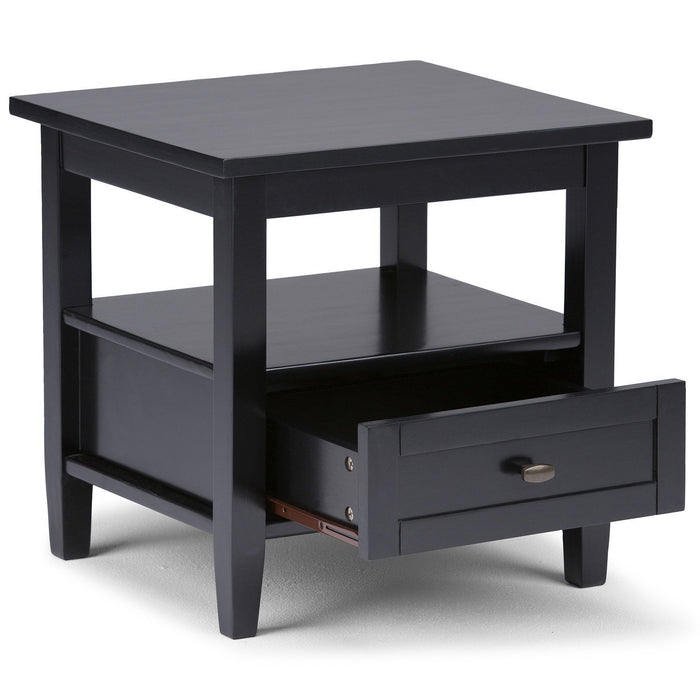 Black | Warm Shaker End Table