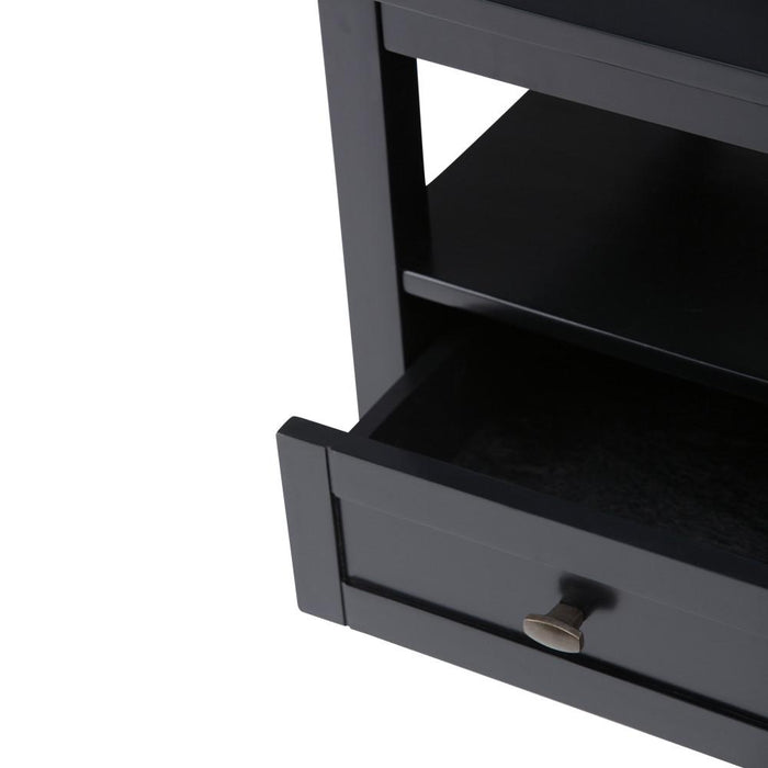 Black | Warm Shaker End Table
