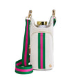 White Coated Perforated Neoprene HydroBag by Wanderfull