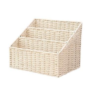Woven Straw File Folder Racks, Storage File Folder, File Box-Paintingforhome