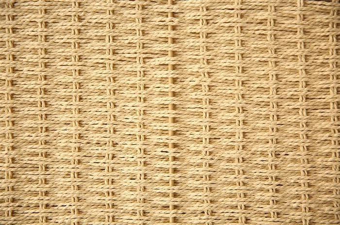 Woven Straw Storage Basket with Linen Lining, Storage Basket for Food, Rectangle Storage Basket for Kitchen-Paintingforhome