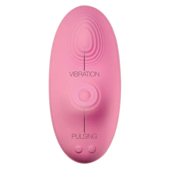 XR Brands® inmi® The Pulse Slider Pulsing & Vibrating Silicone Pad with Remote - Rolik®