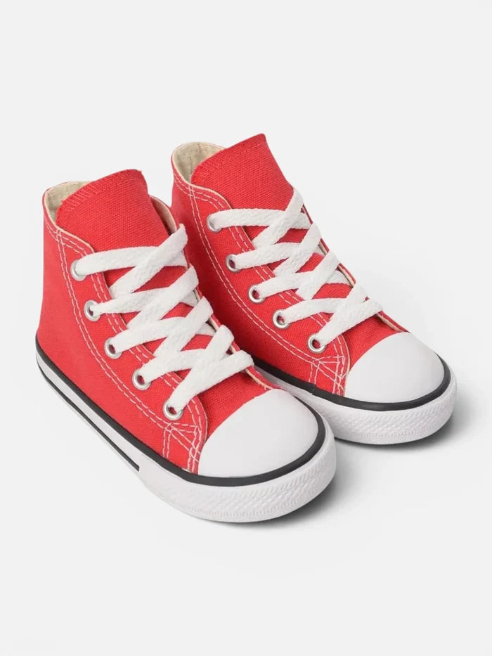 Zapatillas Converse Chuck Taylor All Star Hi Bebe Rojo