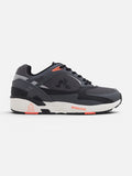 Zapatillas Le Coq Sportif R1100 Gris Oscuro Naranja
