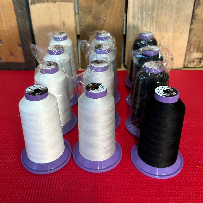 Zebra Overlocker Thread Set | 12 Thread Set